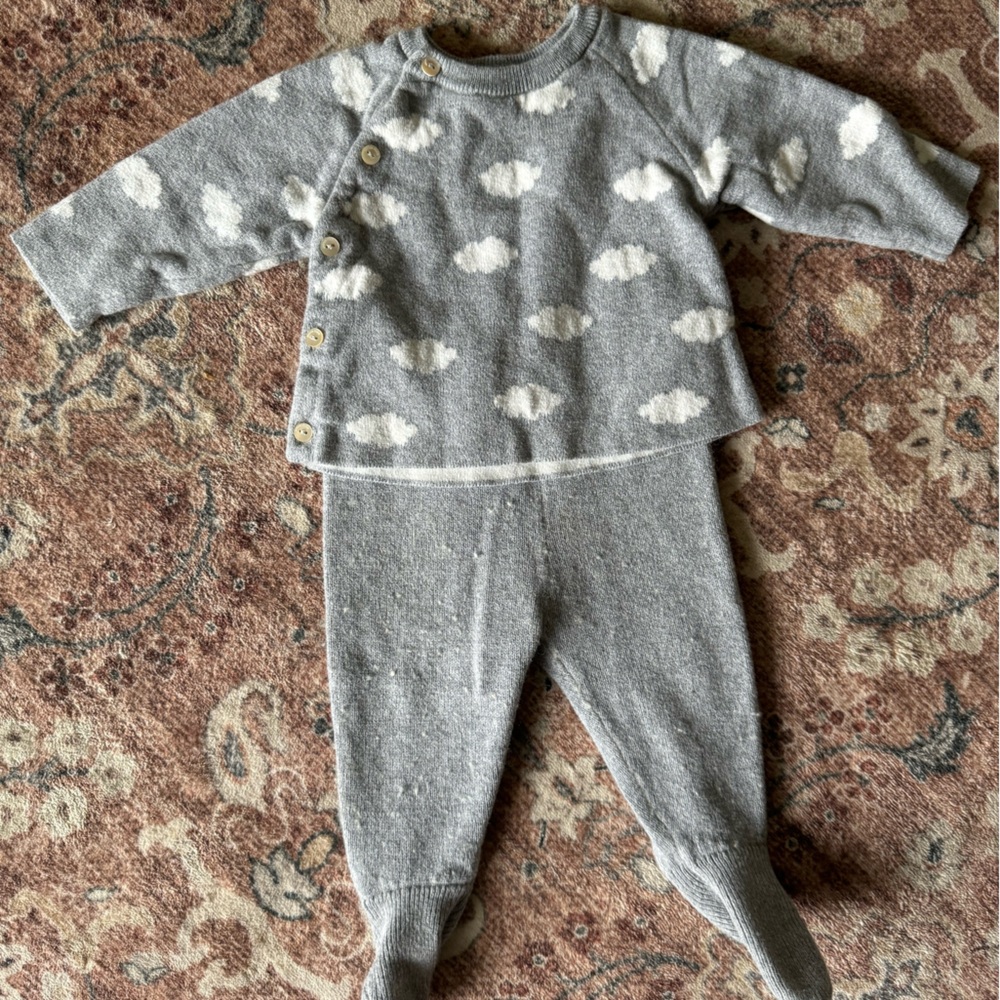 Jacadi Cloud Sweater Set